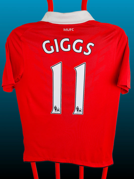 Ryan Giggs Manchester United Hjemmebanetrøje – Str. M (2010/11)