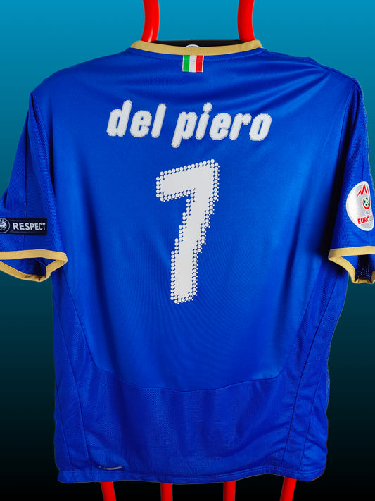 Alessandro Del Piero Italien Euro 2008 Hjemmebanetrøje – Str. XL