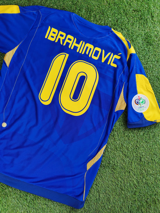 Zlatan Ibrahimović Str. XL Sverige Udebanetrøje (VM 2006)