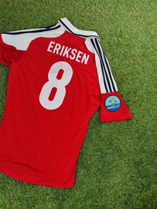 Christian Eriksen Str. Medium (M) Danmark Hjemmebanetrøje (Euro 2012)