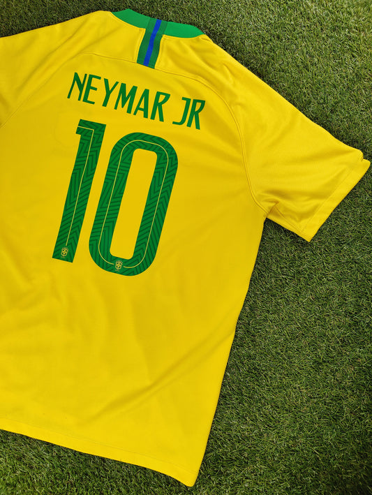 Neymar Jr. Str. L Brasilien Hjemmebanetrøje (2019)