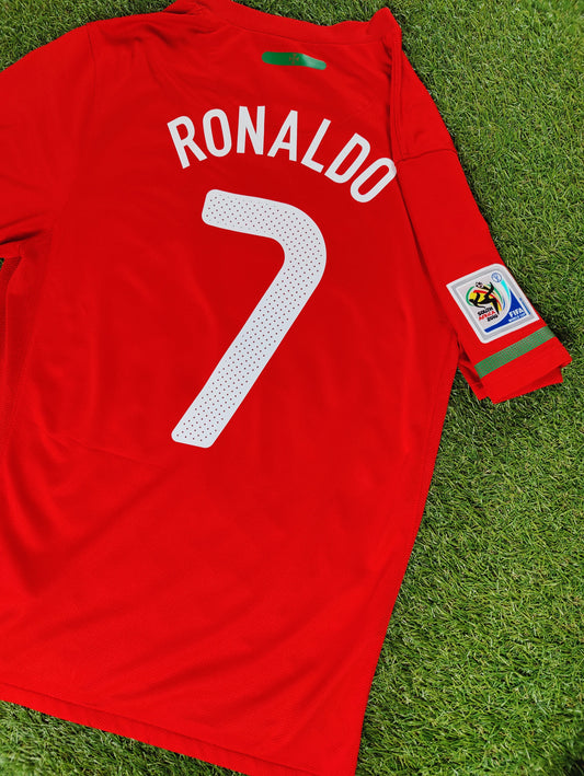 Cristiano Ronaldo Str. M Portugal Hjemmebanetrøje (VM 2010)