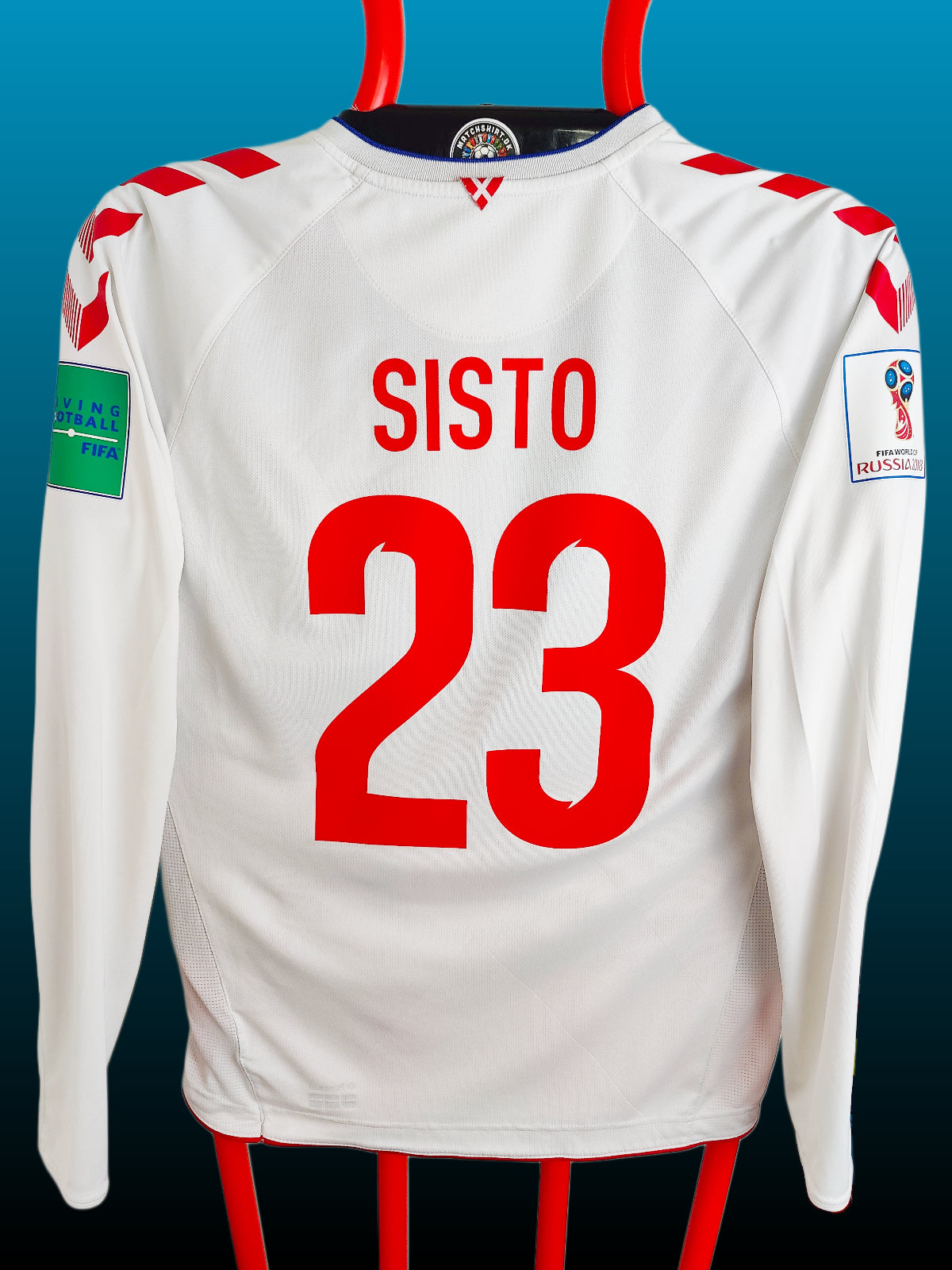 Pione Sisto Danmark VM 2018 Udebanetrøje Langærmet – Str. L