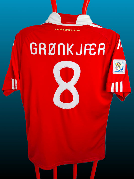 Jesper Grønkjær Danmark VM Hjemmebanetrøje – Str. L (2010)