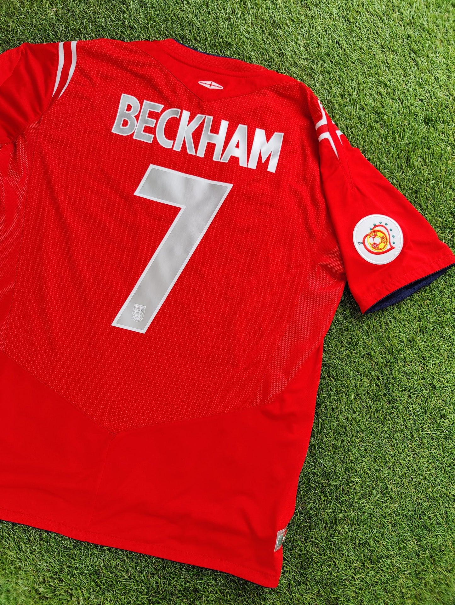 David Beckham Str. L England Udebanetrøje (Euro 2004)