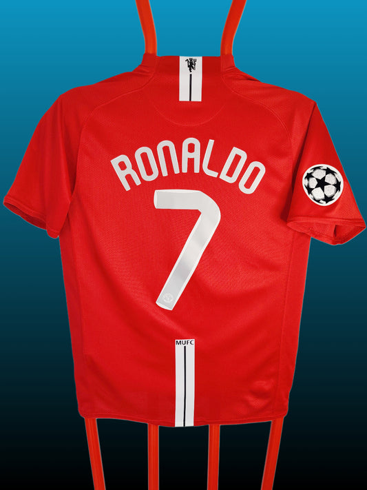 Cristiano Ronaldo Manchester United Hjemmebanetrøje – Str. M (2007/08)
