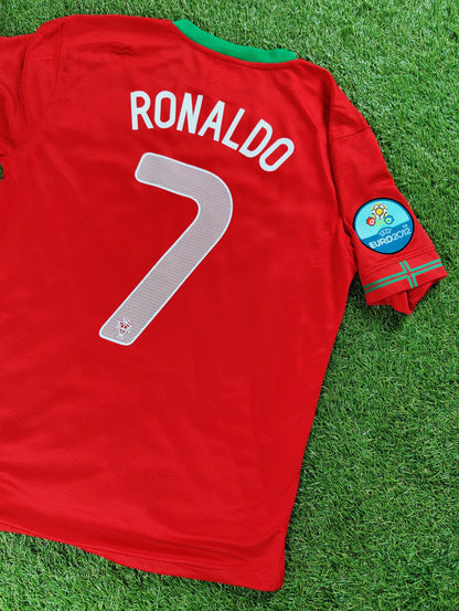 Cristiano Ronaldo Str. M Portugal Hjemmebanetrøje (Euro 2012)