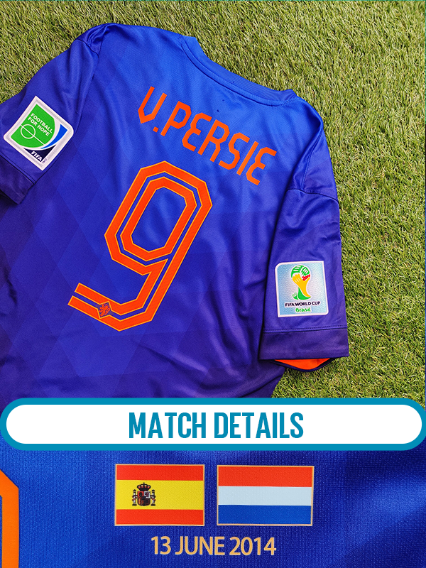 Robin van Persie Str. L Holland vs Spanien – 13. juni 2014 – (VM 2014)