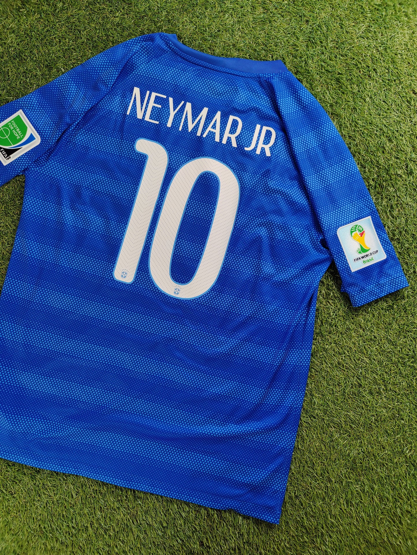 Neymar Jr. Str. L Brasilien Udebanetrøje (VM 2014)