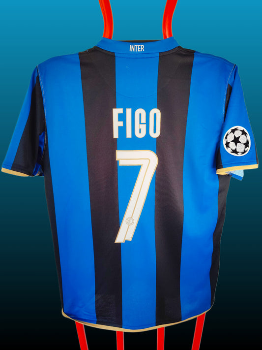 Luis Figo Inter Hjemmebanetrøje – Str. L (2008/09)