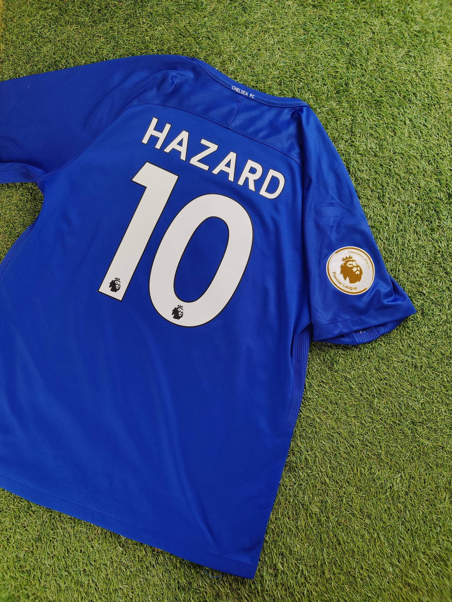 Eden Hazard Str. L Chelsea Hjemmebanetrøje (2017/18)