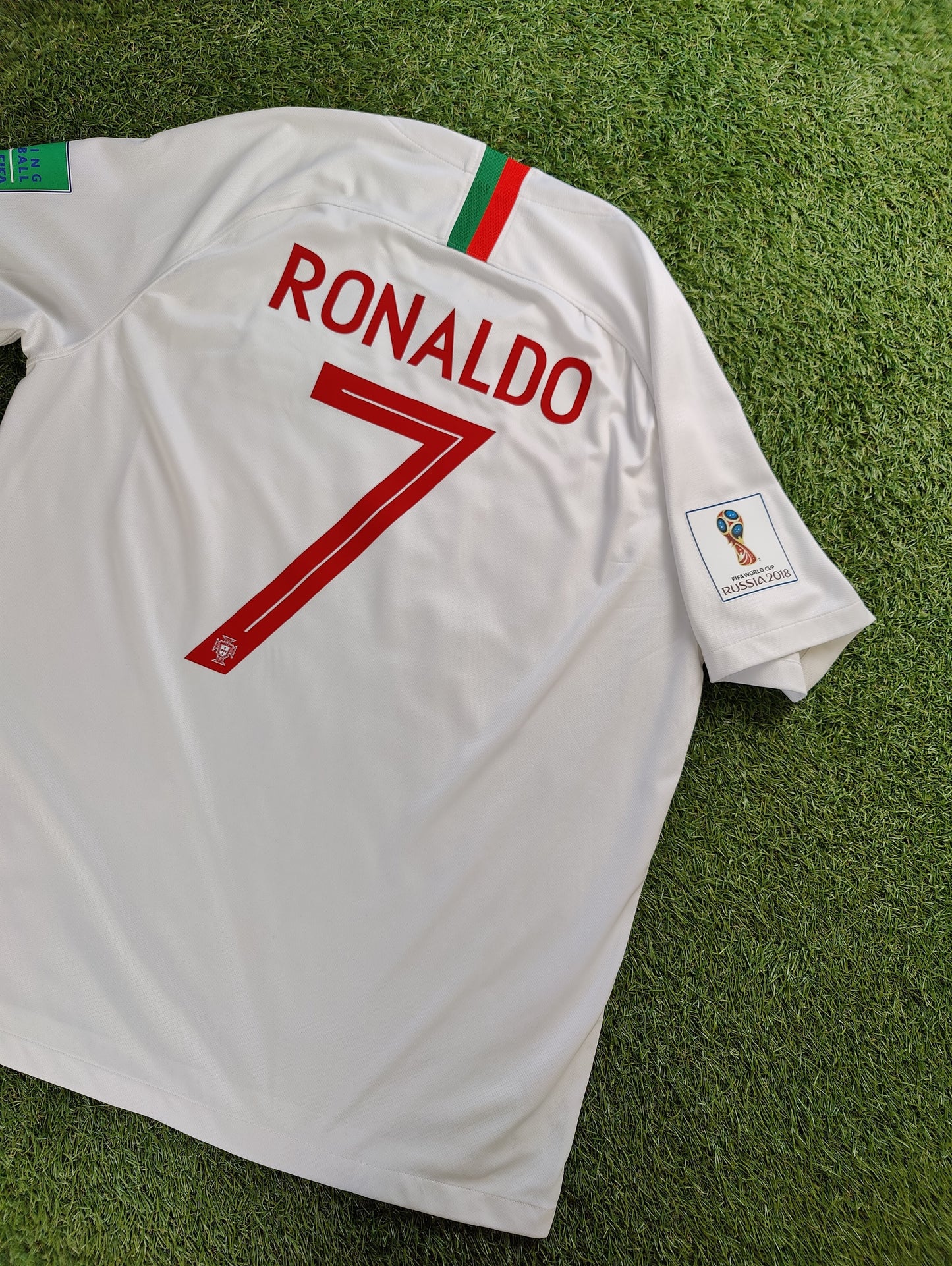 Cristiano Ronaldo Str. XL Portugal Udebanetrøje (VM 2018)