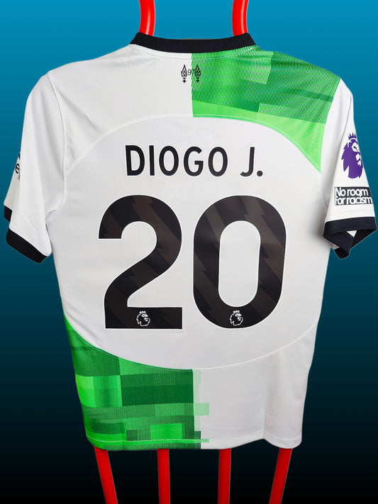 Diogo Jota Liverpool Udebanetrøje – Str. M (2023/24)