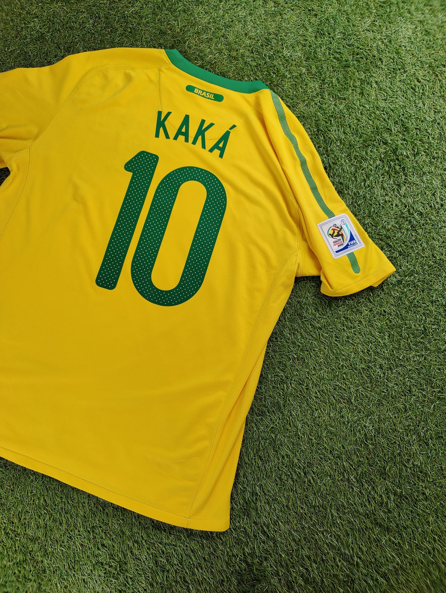 Kaká Str. L Brasilien Hjemmebanetrøje (VM 2010)