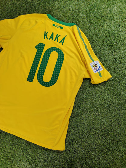 Kaká Str. L Brasilien Hjemmebanetrøje (VM 2010)
