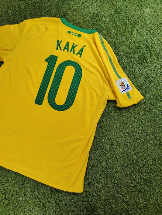 Kaká Str. L Brasilien Hjemmebanetrøje (VM 2010)