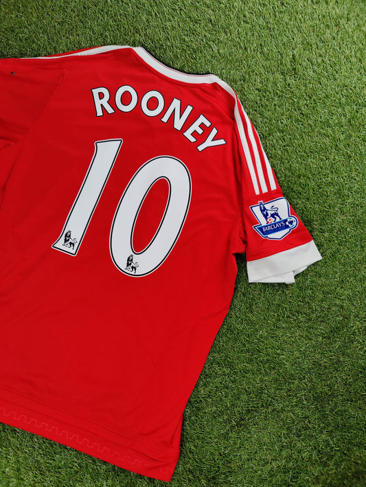 Wayne Rooney Str. Large (L) Manchester United Hjemmebanetrøje (2015/16)