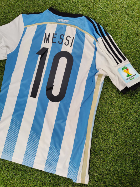 Lionel Messi Str. L Argentina Hjemmebanetrøje (VM 2014)