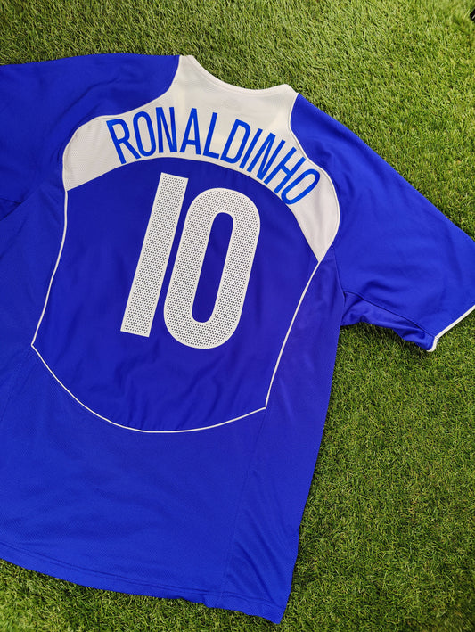 Ronaldinho Str. L Brasilien Udebanetrøje (2004)