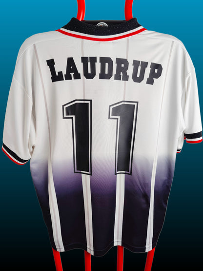 Brian Laudrup Rangers Udebanetrøje – Str. XXL (1997/98)