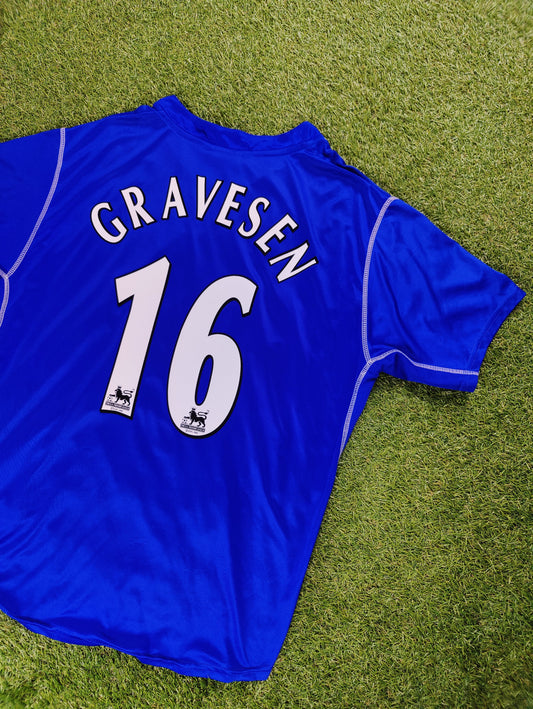 Thomas Gravesen Str. XL Everton Hjemmebanetrøje (2002/03)