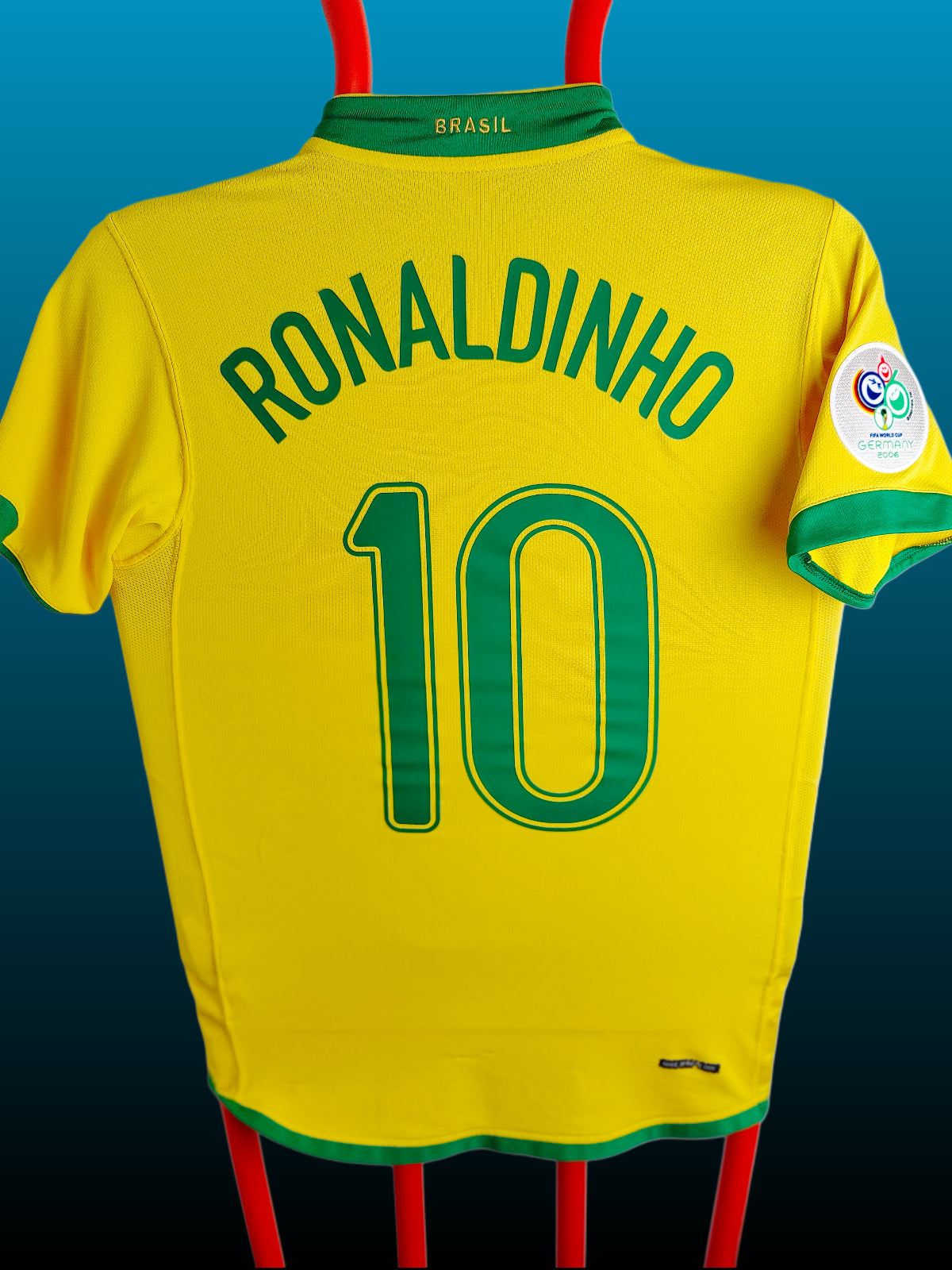 Ronaldinho Brasilien VM 2006 Hjemmebanetrøje – Str. S