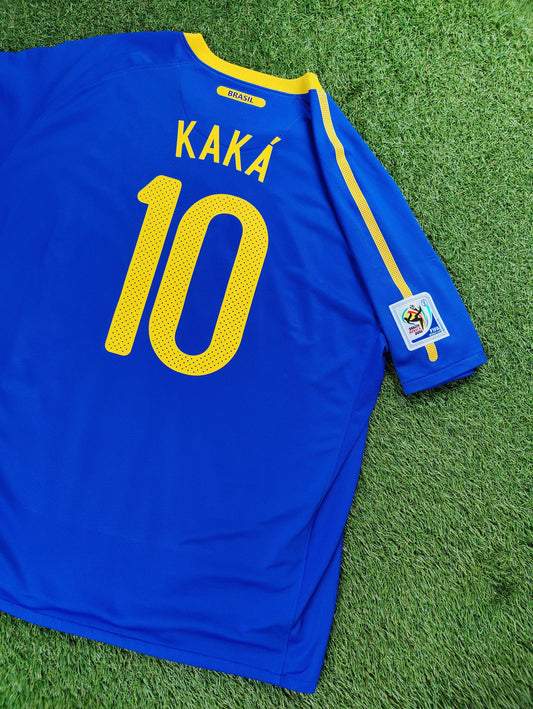 Kaká Str. XXL Brasilien Udebanetrøje (VM 2010)