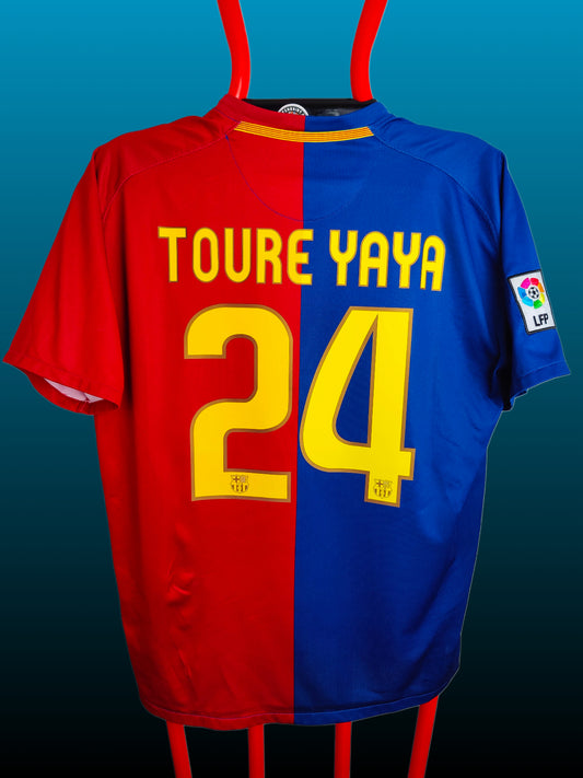 Yaya Touré FC Barcelona Udebanetrøje – Str. XL (2008/09)