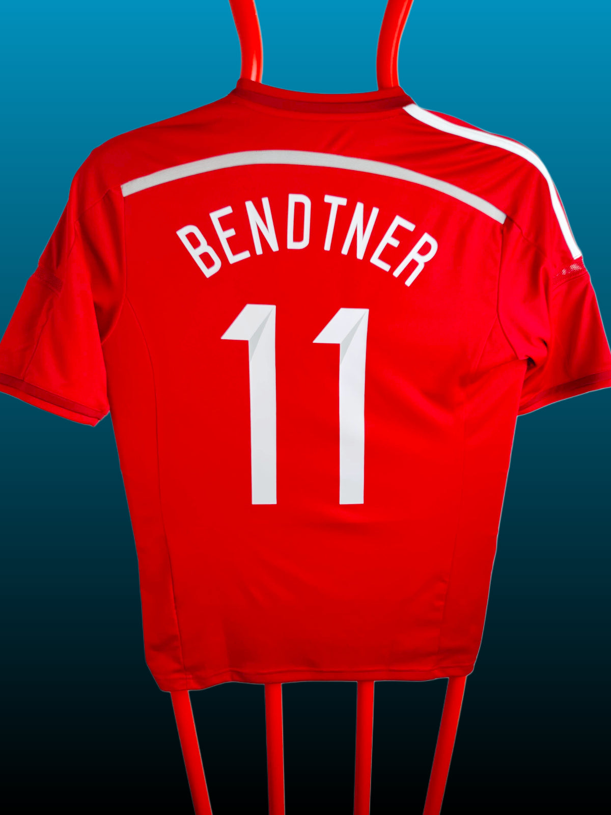 Nicklas Bendtner Danmark Hjemmebanetrøje – Str. M (2014/16)