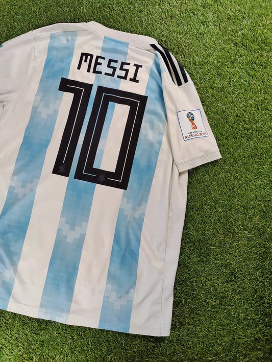 Lionel Messi Str. L Argentina Hjemmebanetrøje (VM 2018)