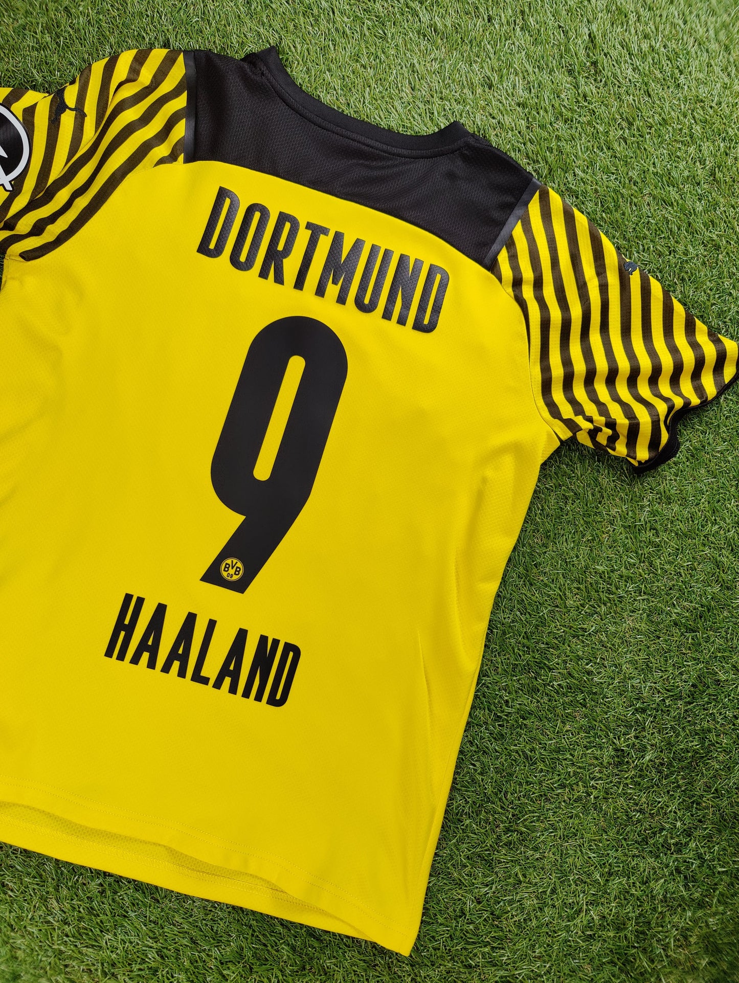 Erling Haaland Str. Medium (M) Borussia Dortmund Hjemmebanetrøje (2021/22)