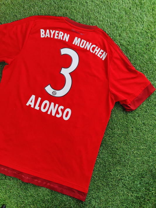 Xabi Alonso Str. L Bayern München Hjemmebanetrøje – (2015/16)