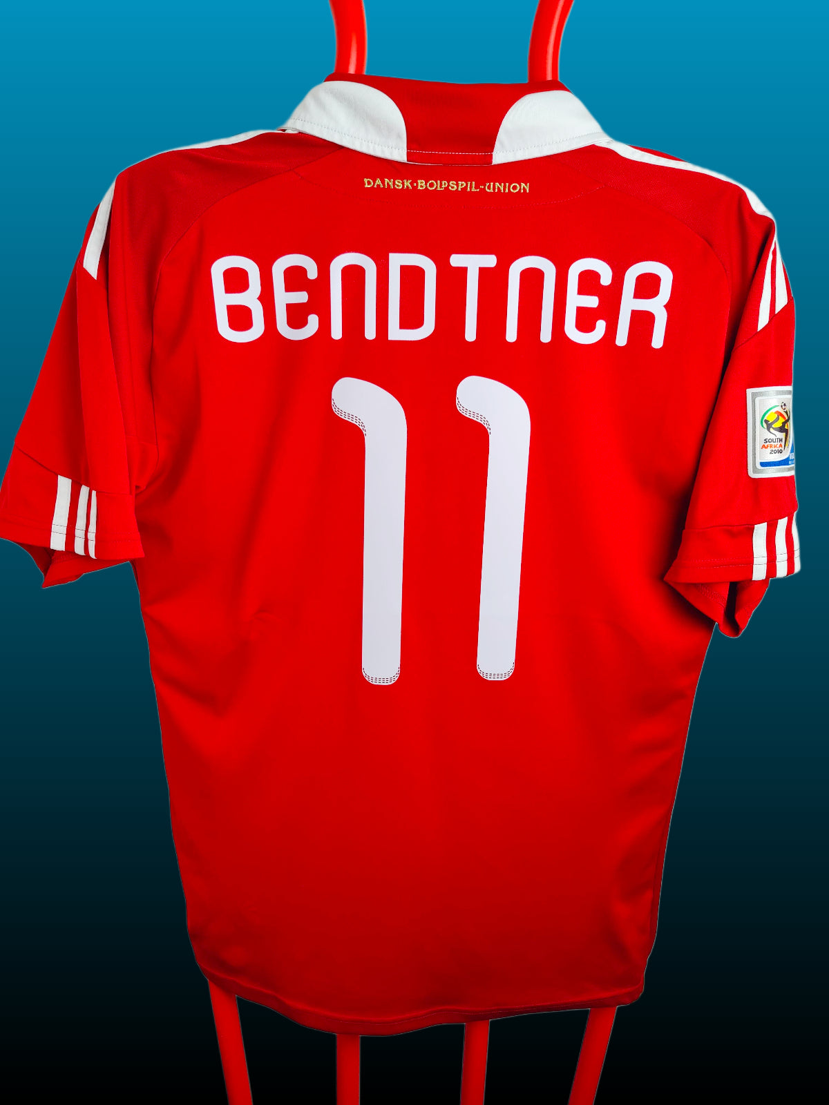 Nicklas Bendtner Danmark VM Hjemmebanetrøje – Str. L (2010)