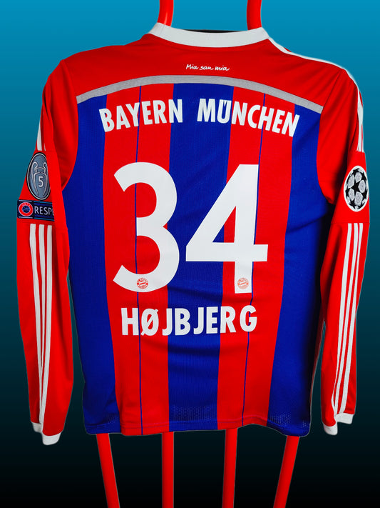 Pierre-Emile Højbjerg Bayern Langærmet Hjemmebanetrøje – Str. M (2014/15)