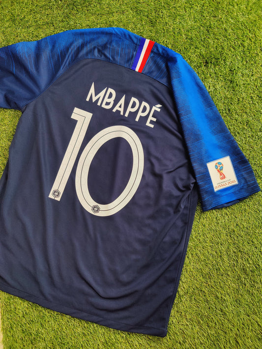 Kylian Mbappé Str. L Frankrig Hjemmebanetrøje (VM 2018)