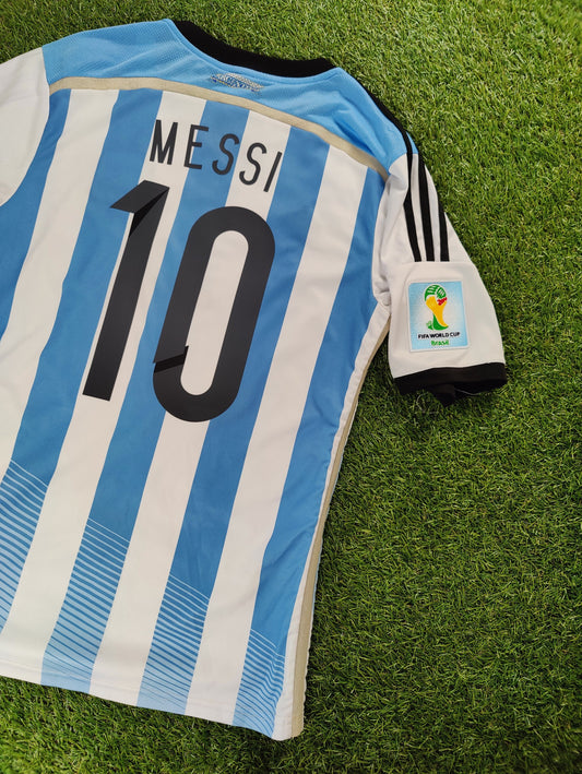 Lionel Messi Str. M Argentina Hjemmebanetrøje (VM 2014)