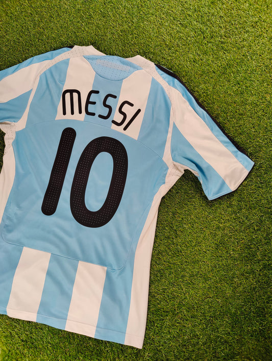 Lionel Messi Str. M Argentina Hjemmebanetrøje (2008)