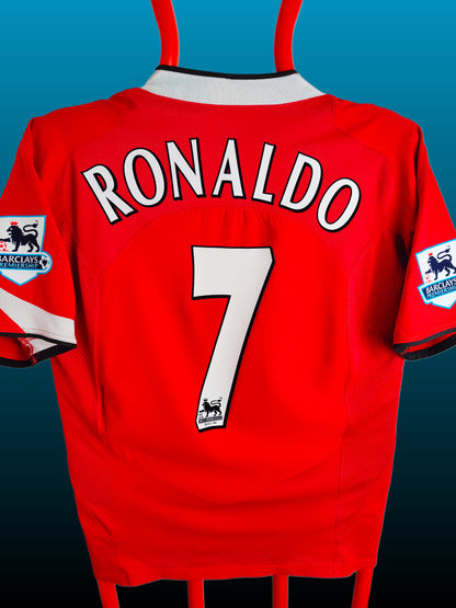 Cristiano Ronaldo Manchester United Hjemmebanetrøje – Str. M (2004/05)