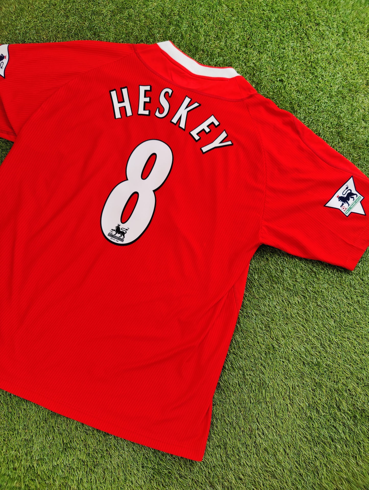 Emile Heskey Str. XXL Liverpool Hjemmebanetrøje (2002/03)