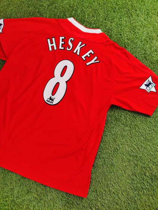 Emile Heskey Str. XXL Liverpool Hjemmebanetrøje (2002/03)
