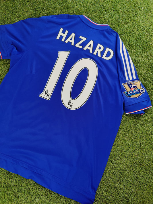 Eden Hazard Str. XL Chelsea Hjemmebanetrøje (2015/16)