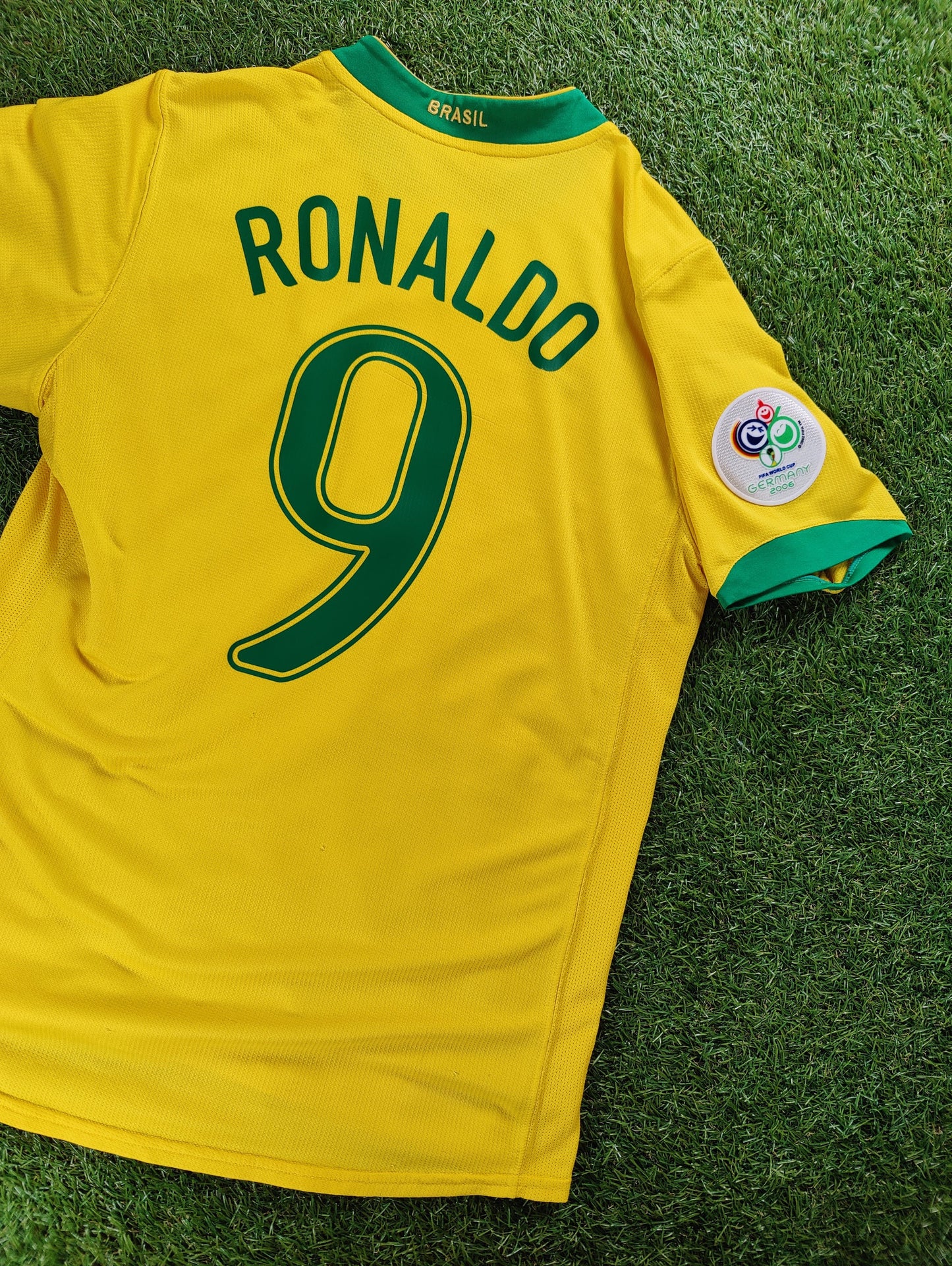 Ronaldo Nazário Str. M Brasilien Hjemmebanetrøje (VM 2006)