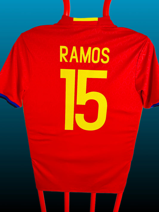 Sergio Ramos Spanien Euro 2016 Hjemmebanetrøje – Str. M