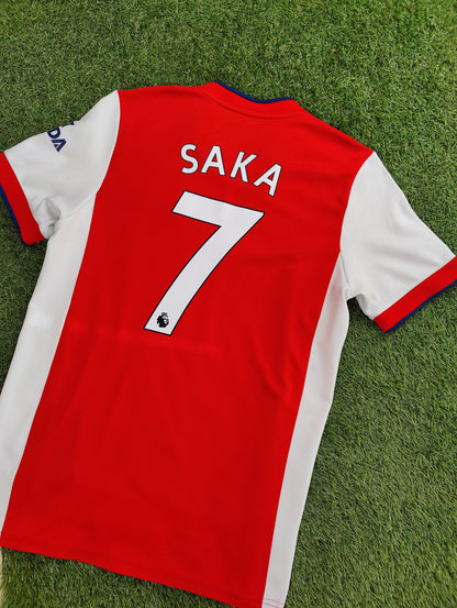 Bukayo Saka Str. M Arsenal Hjemmebanetrøje (2021/22)