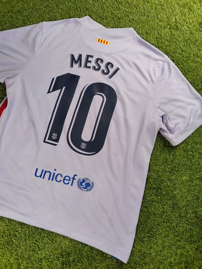 Lionel Messi Str. XL Barcelona Udebanetrøje (2021/22)