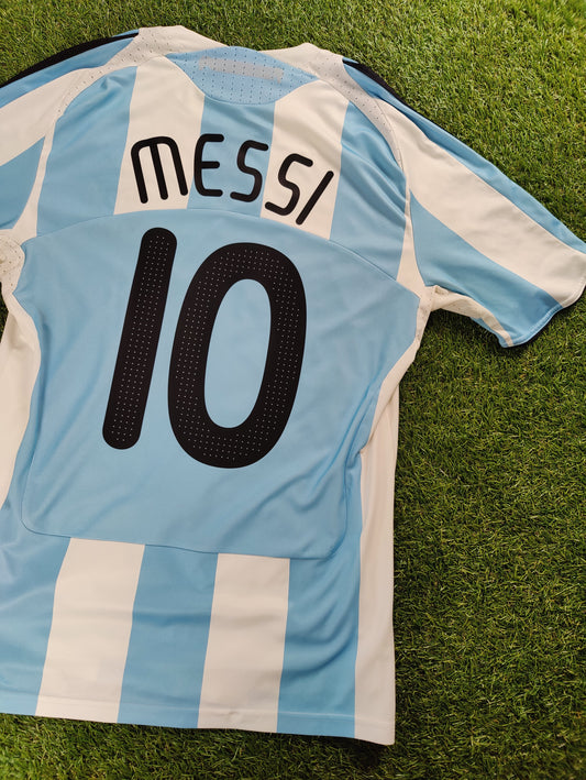 Lionel Messi Str. M Argentina Hjemmebanetrøje (2008)