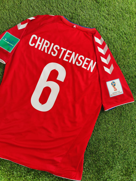 Andreas Christensen Str. L Danmark Hjemmebanetrøje – (VM 2018)