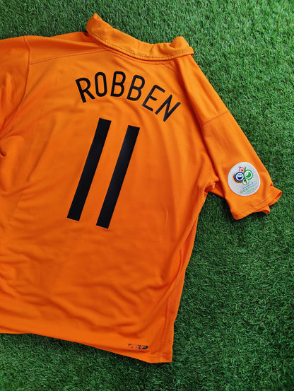 Arjen Robben Str. L Holland Hjemmebanetrøje – (VM 2006)