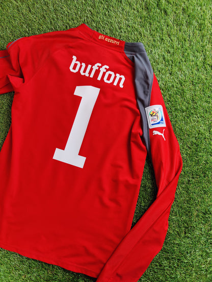 Gianluigi Buffon Str. M Italien Målmandstrøje – (VM 2010)