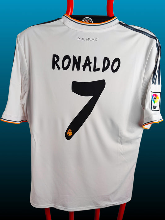Cristiano Ronaldo Str. XL Real Madrid Hjemmebanetrøje – (2013/14)